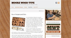 Desktop Screenshot of moorewoodtype.com