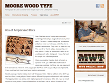 Tablet Screenshot of moorewoodtype.com